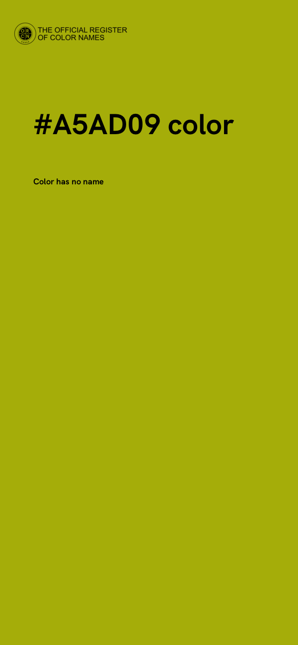 #A5AD09 color image