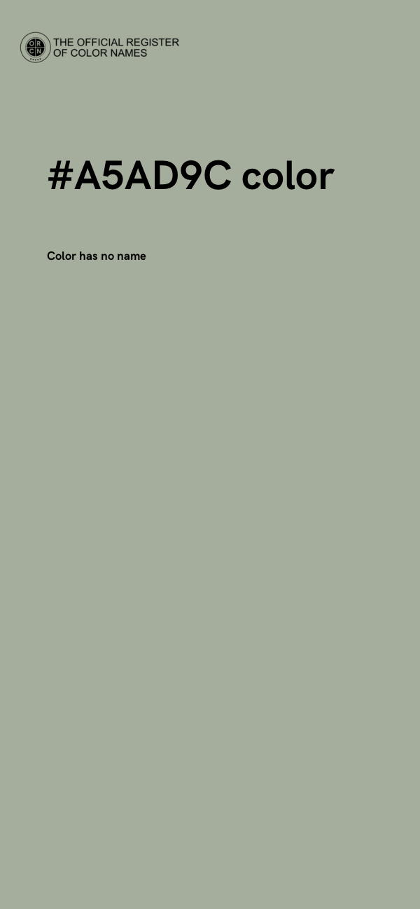 #A5AD9C color image