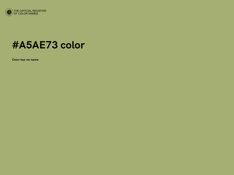 #A5AE73 color image