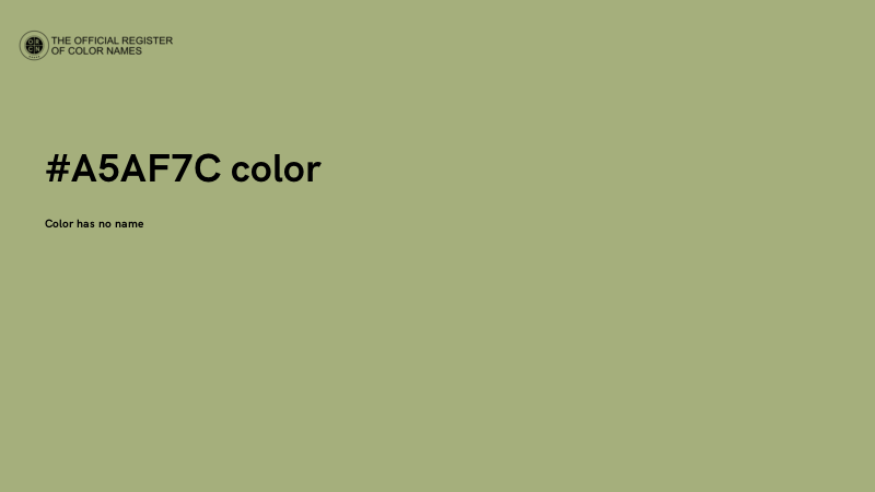 #A5AF7C color image