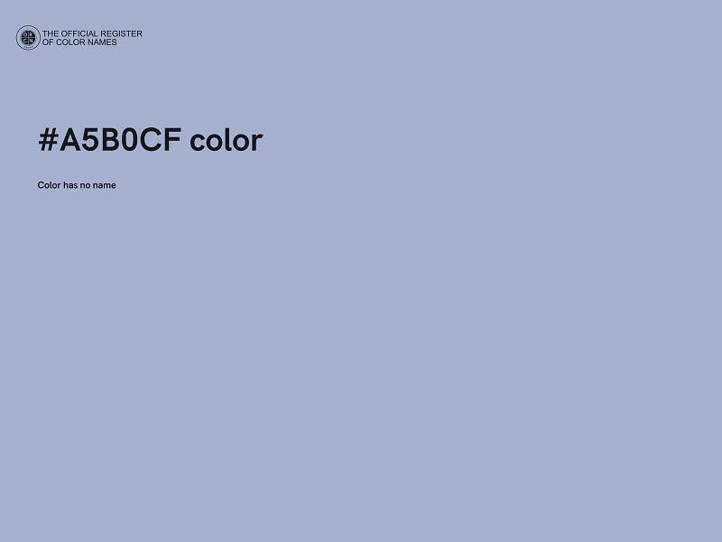 #A5B0CF color image