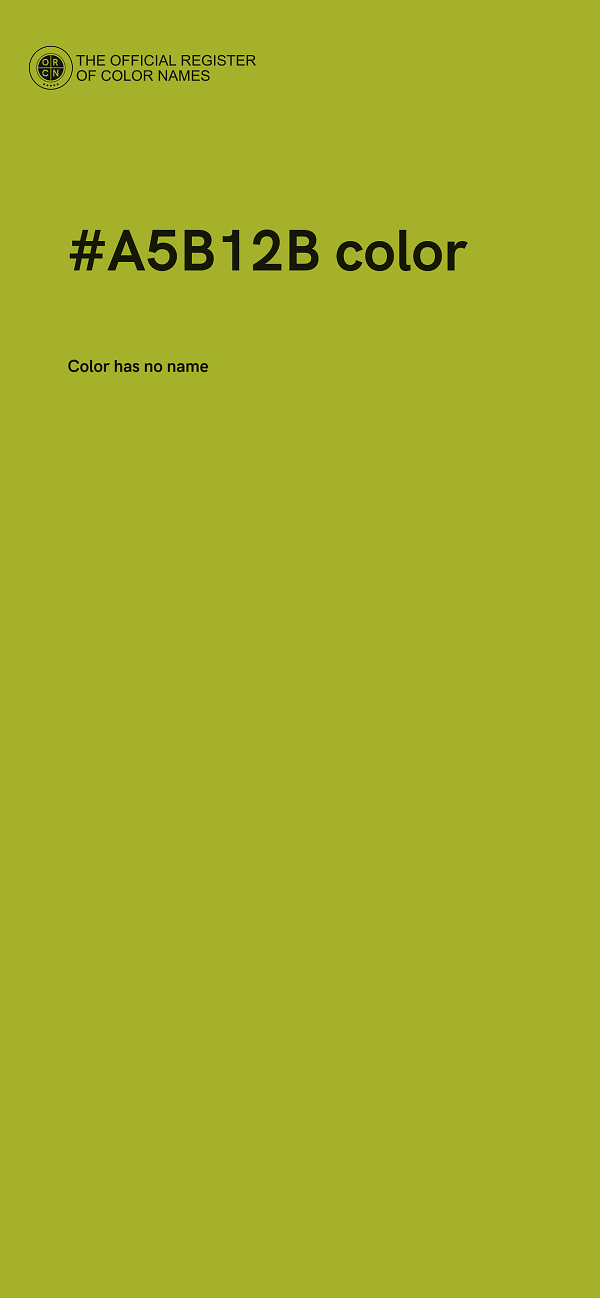 #A5B12B color image