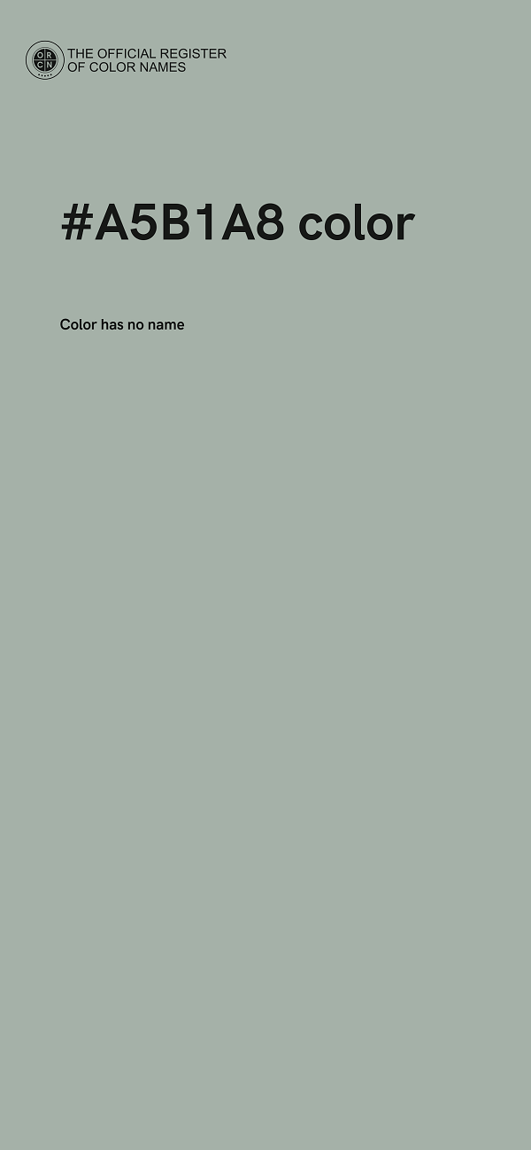 #A5B1A8 color image