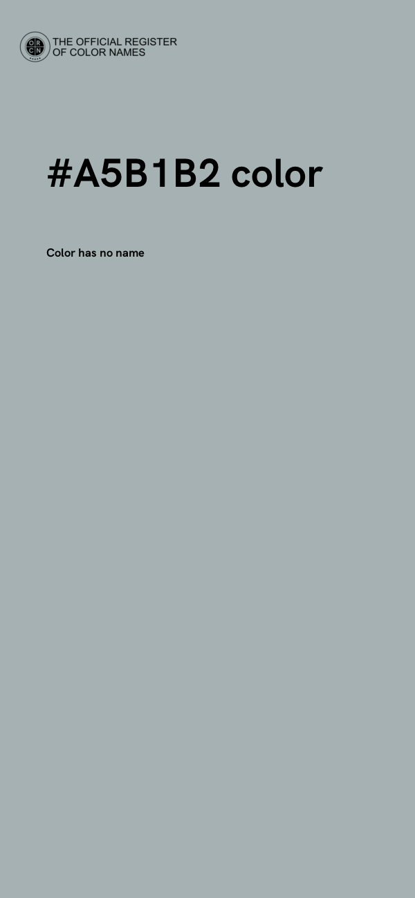 #A5B1B2 color image