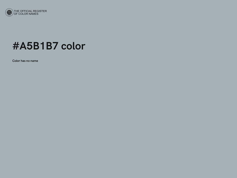 #A5B1B7 color image