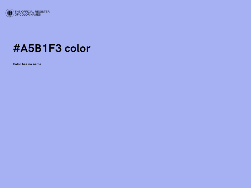 #A5B1F3 color image