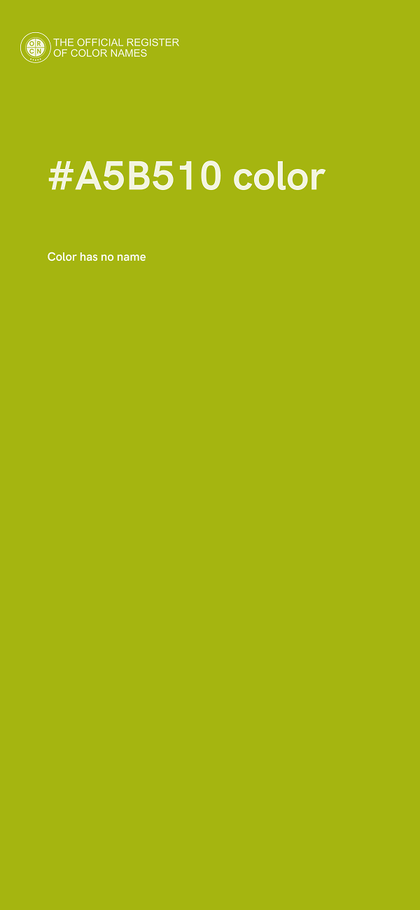 #A5B510 color image