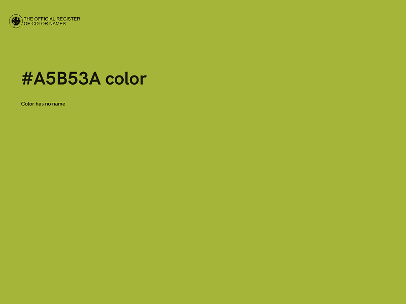 #A5B53A color image