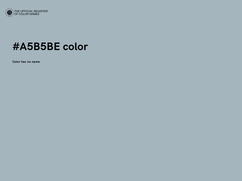 #A5B5BE color image