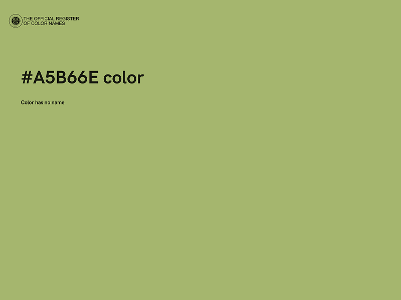 #A5B66E color image