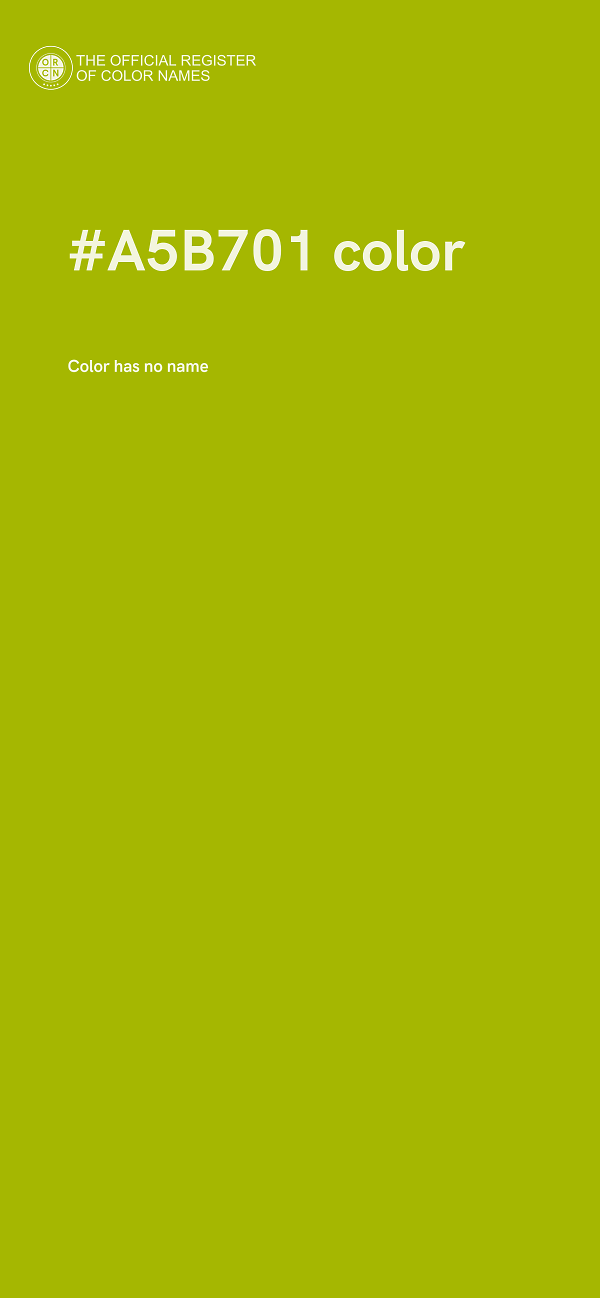 #A5B701 color image