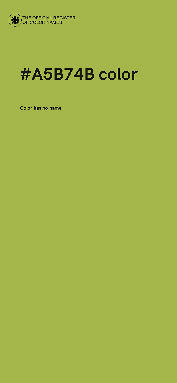 #A5B74B color image