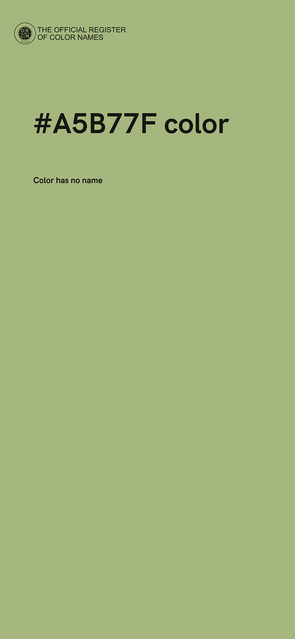 #A5B77F color image