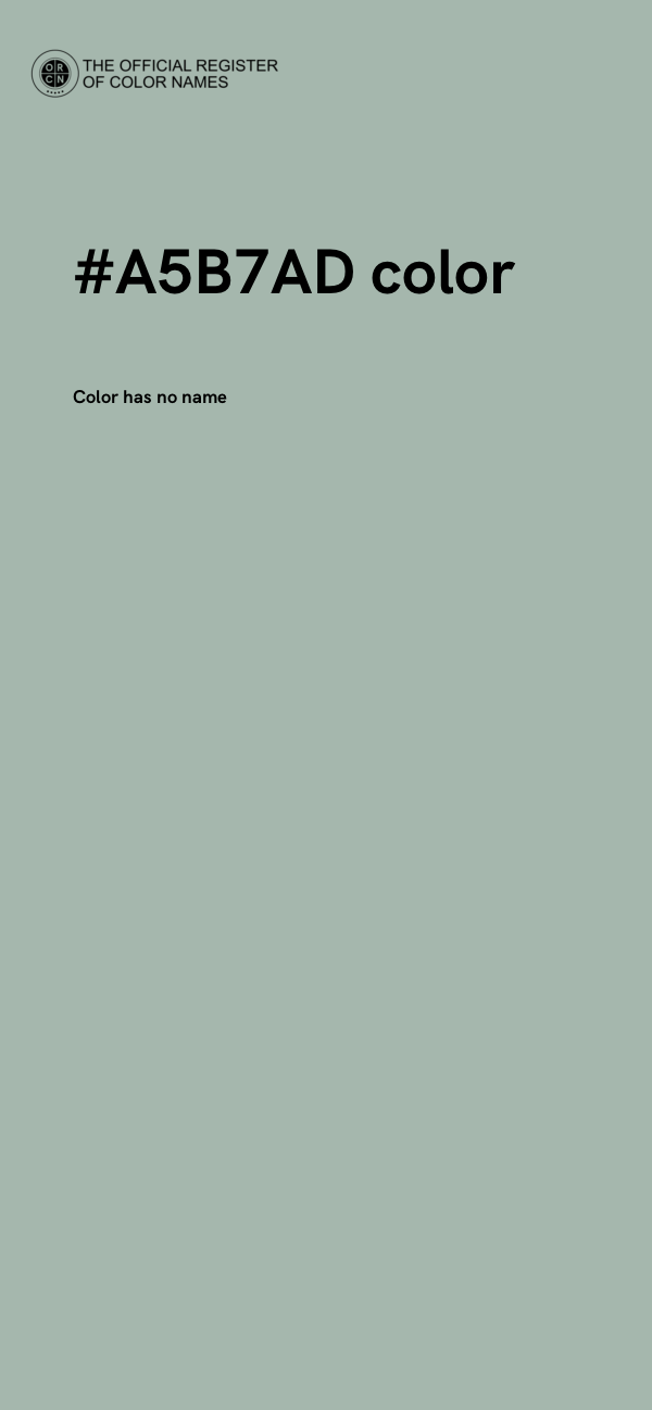 #A5B7AD color image