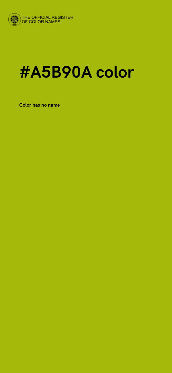 #A5B90A color image