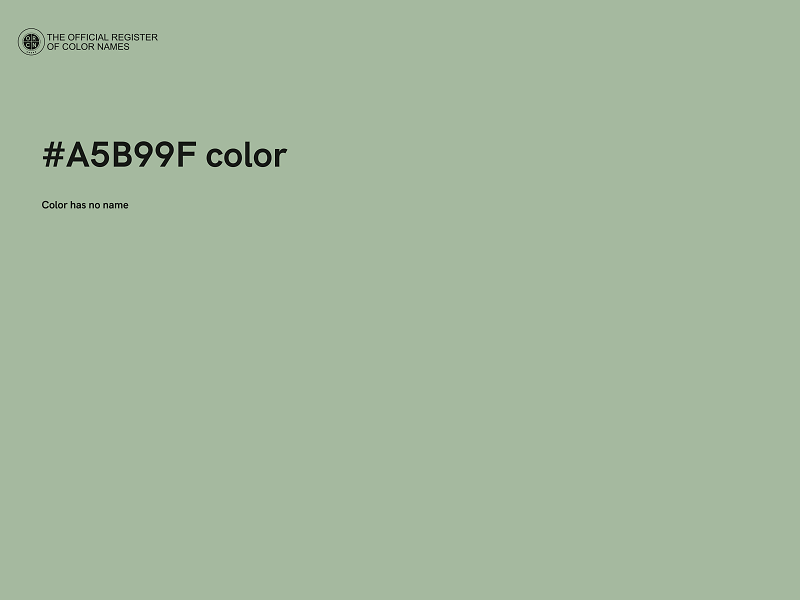 #A5B99F color image