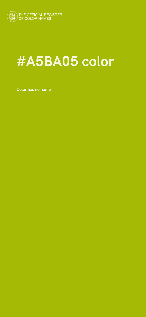 #A5BA05 color image