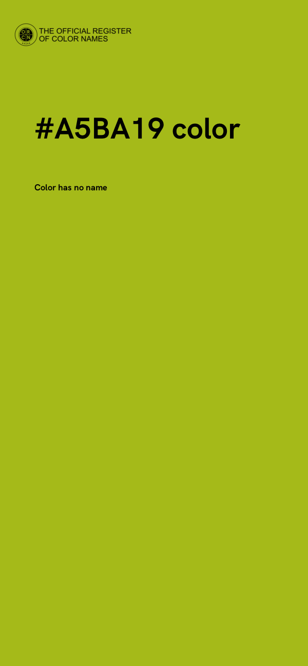 #A5BA19 color image