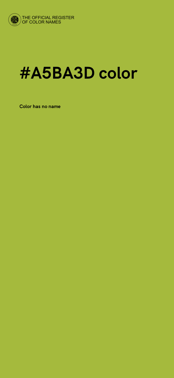 #A5BA3D color image