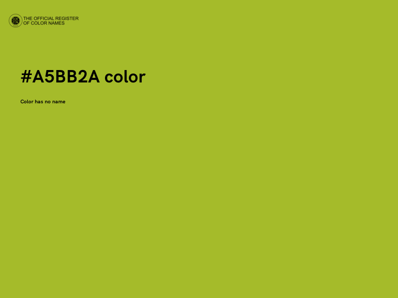 #A5BB2A color image