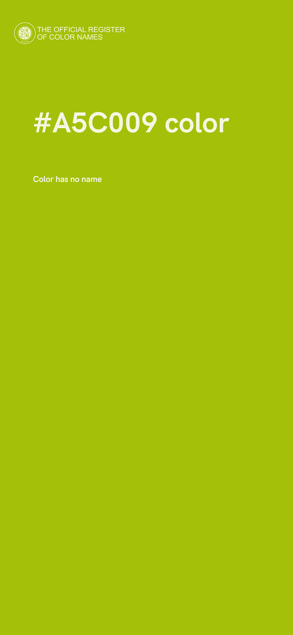 #A5C009 color image