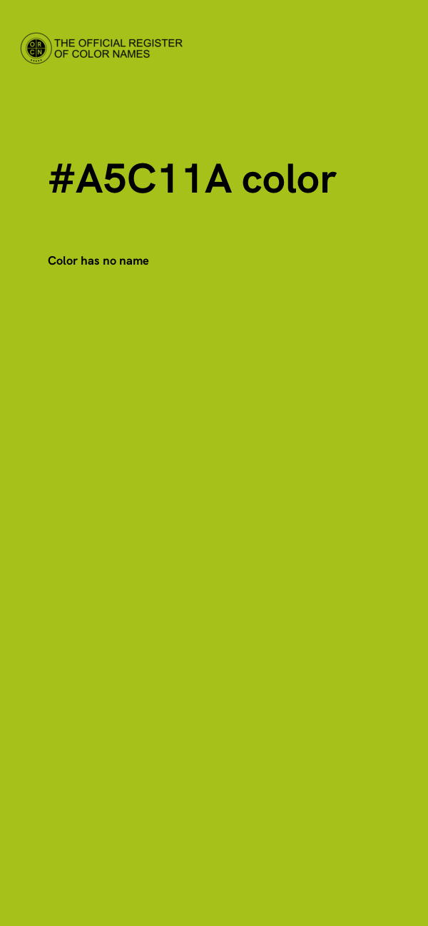 #A5C11A color image