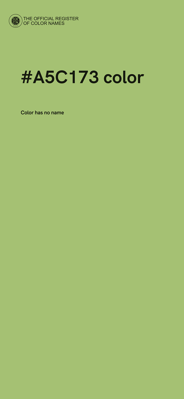 #A5C173 color image