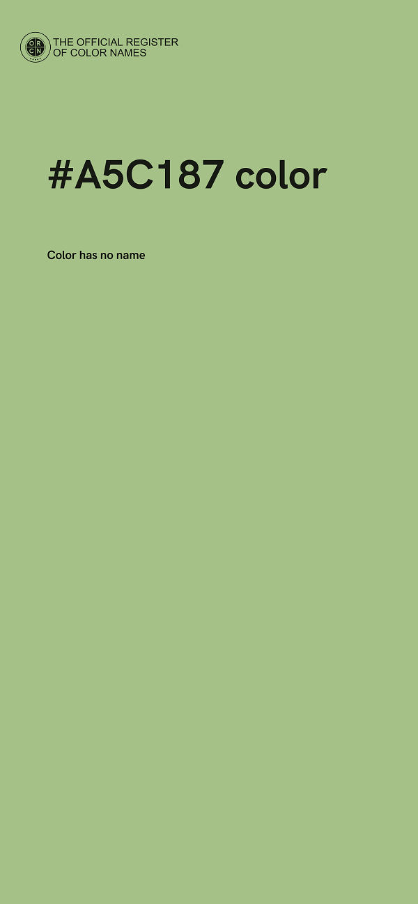#A5C187 color image