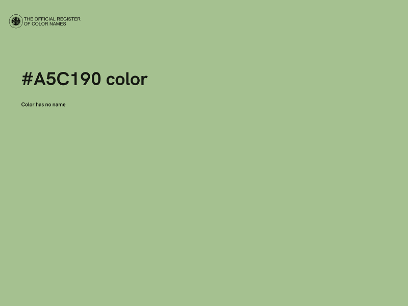 #A5C190 color image