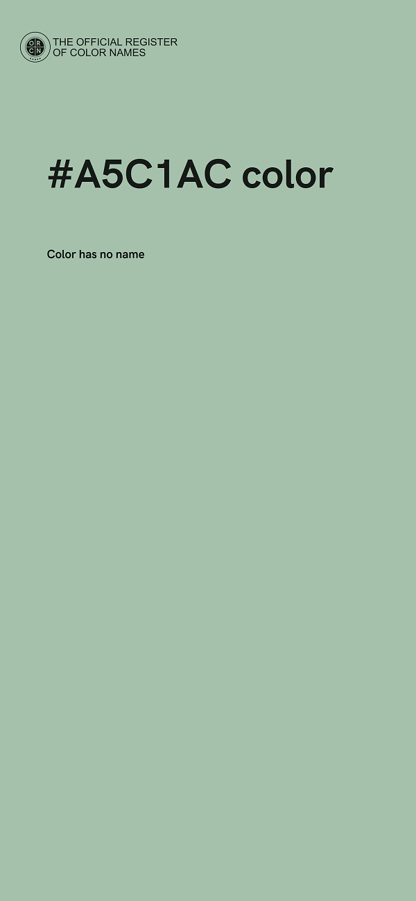 #A5C1AC color image