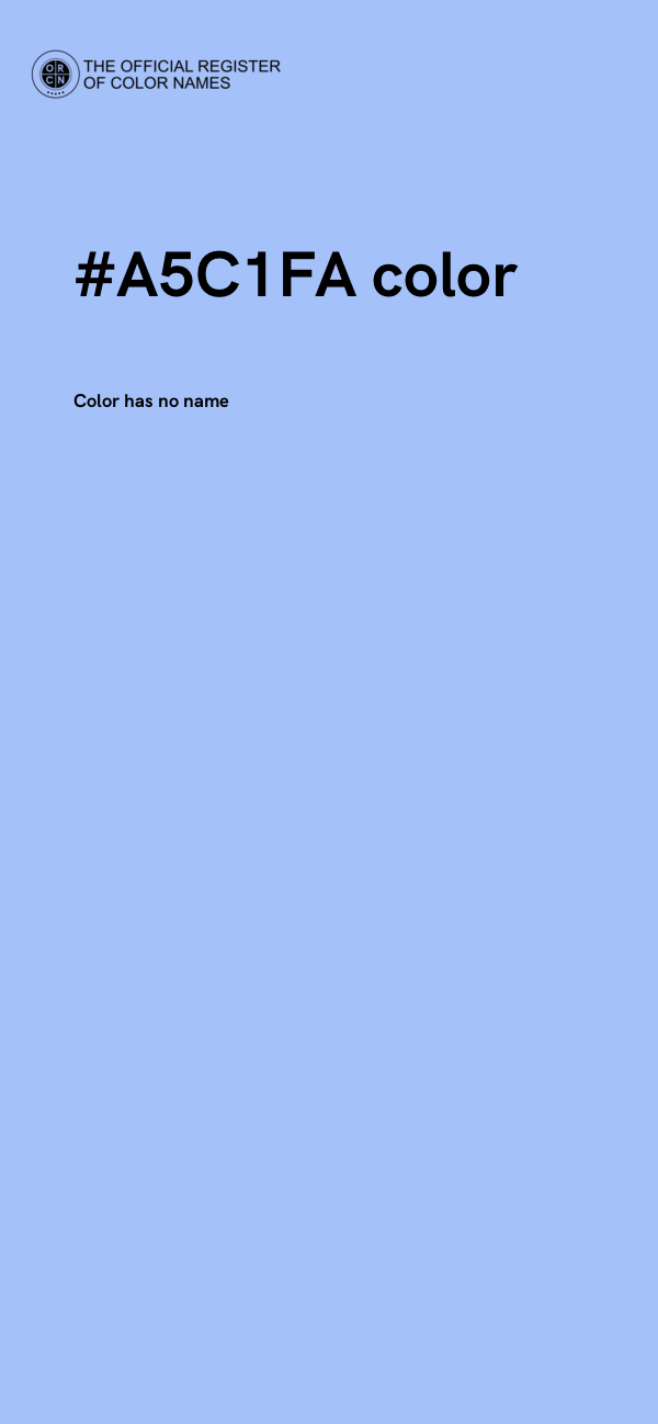 #A5C1FA color image