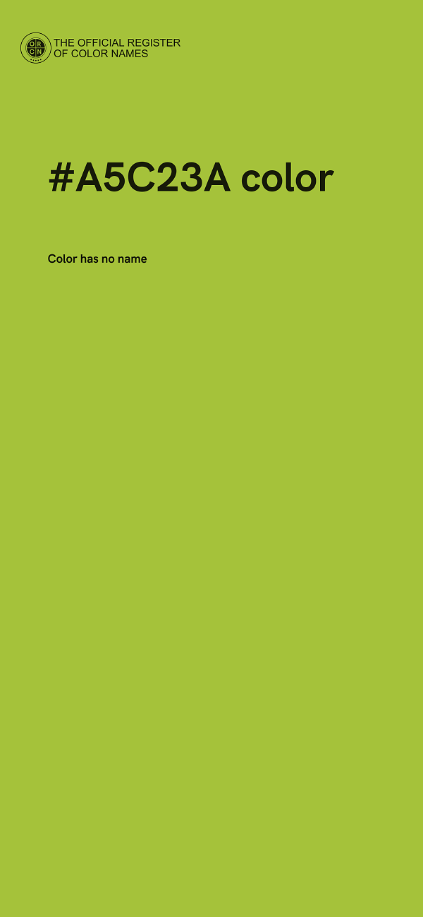 #A5C23A color image