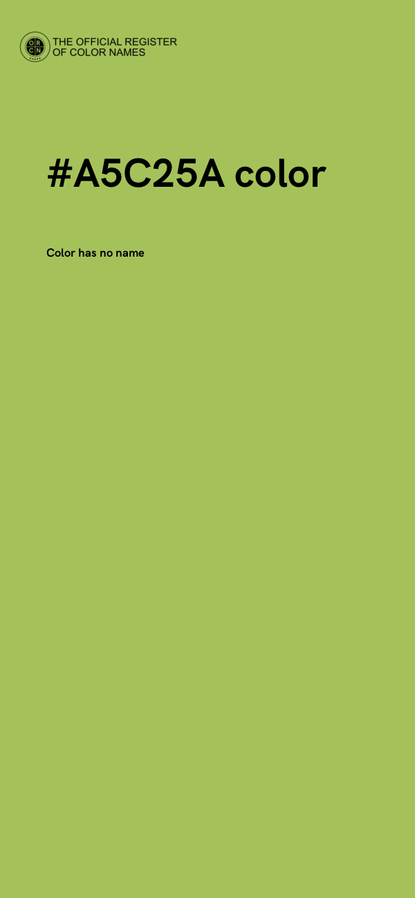 #A5C25A color image