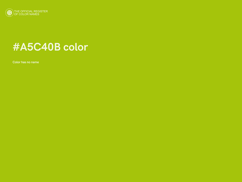 #A5C40B color image