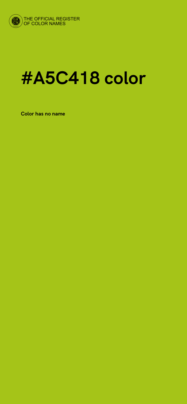 #A5C418 color image