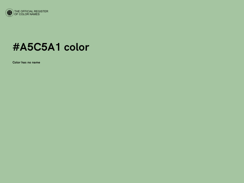#A5C5A1 color image