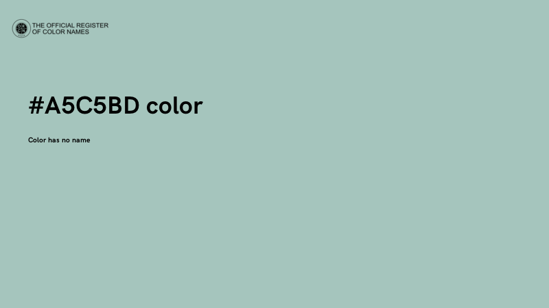 #A5C5BD color image
