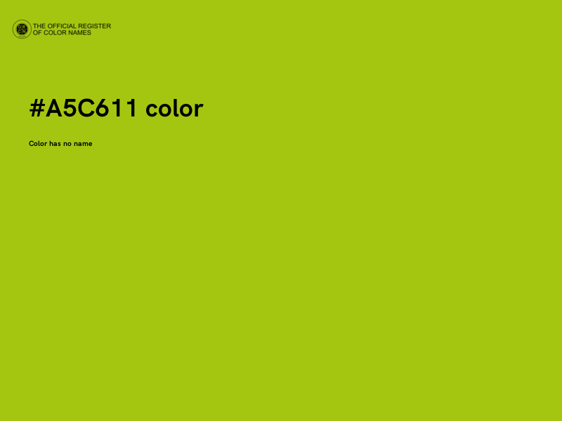 #A5C611 color image