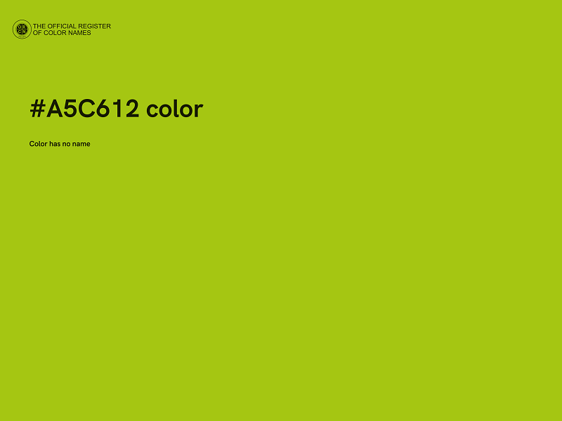 #A5C612 color image