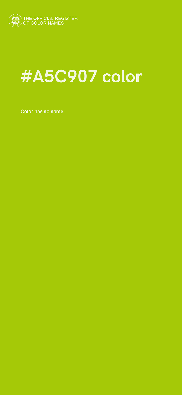 #A5C907 color image