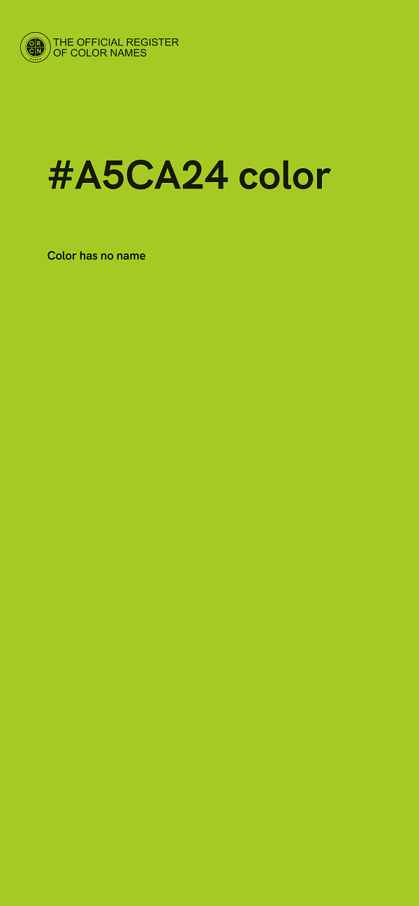 #A5CA24 color image