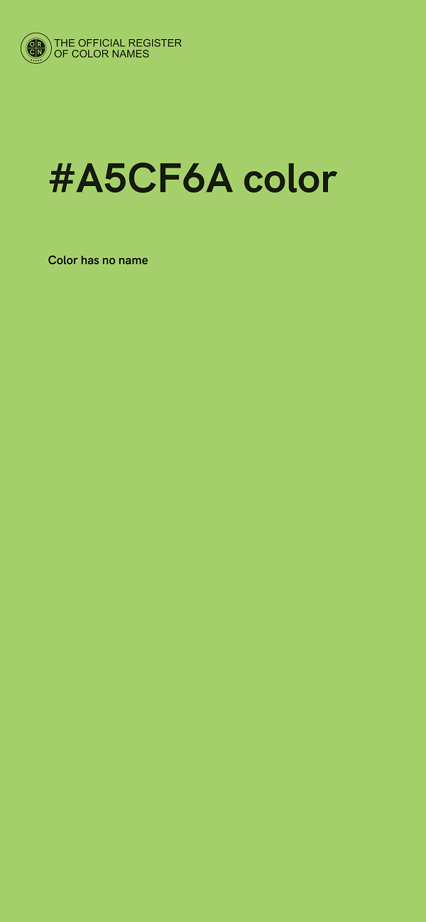 #A5CF6A color image