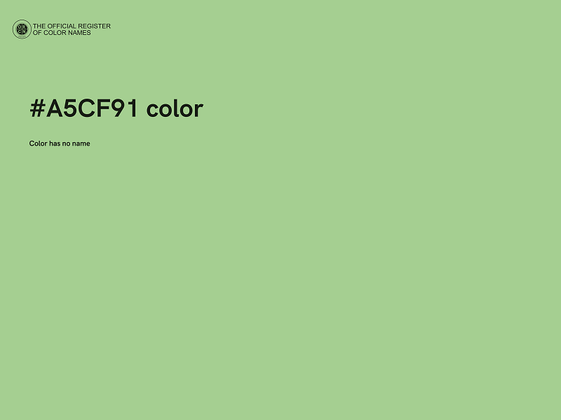 #A5CF91 color image