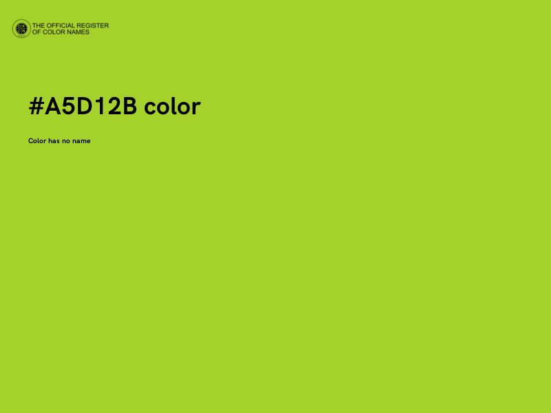 #A5D12B color image