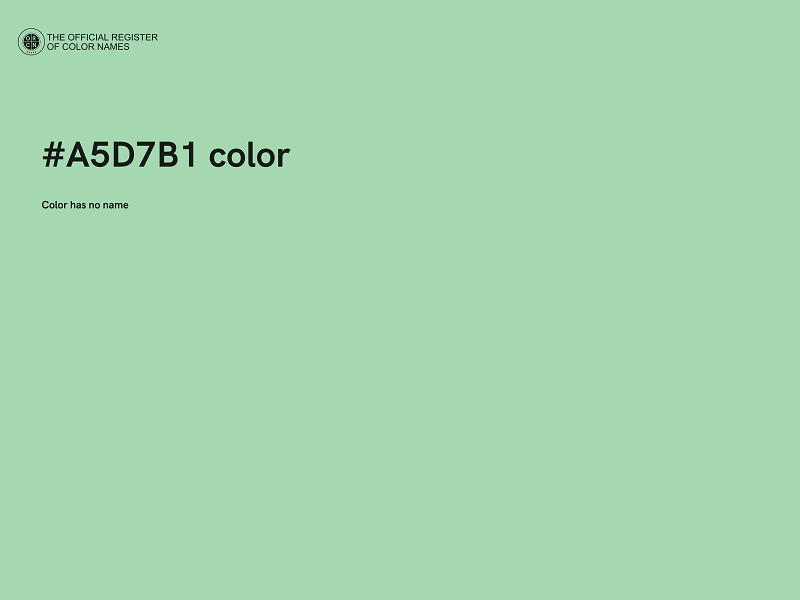 #A5D7B1 color image