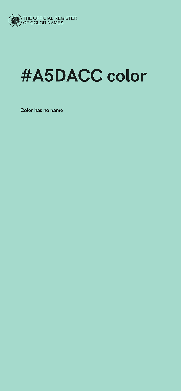 #A5DACC color image