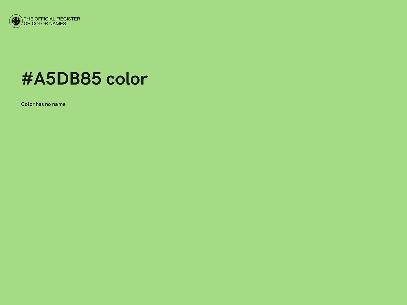 #A5DB85 color image