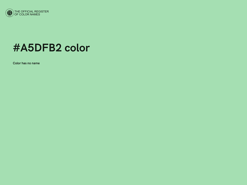 #A5DFB2 color image