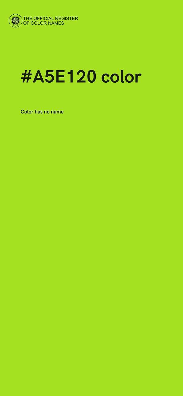 #A5E120 color image