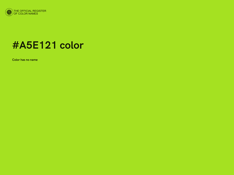 #A5E121 color image